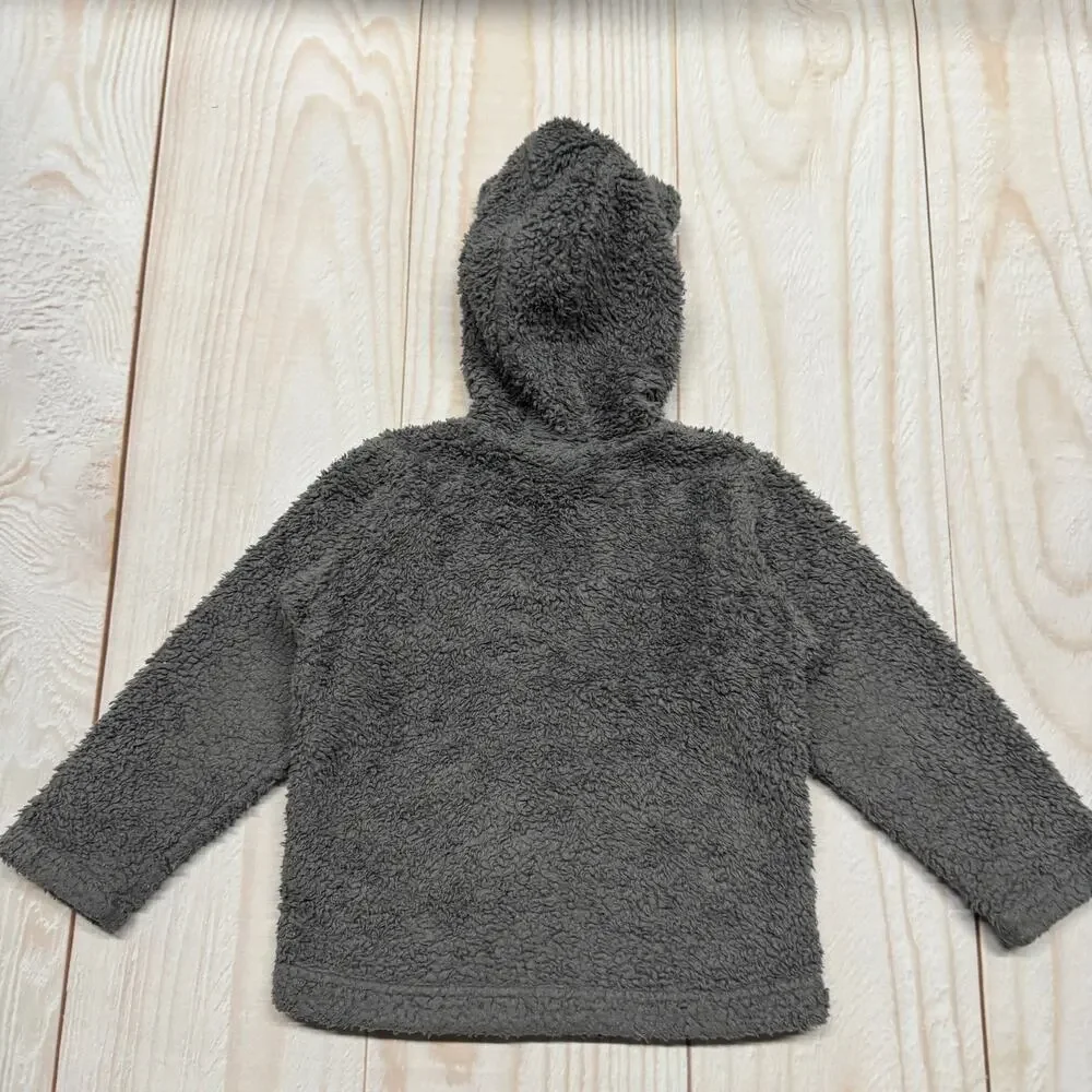 Patagonia Baby Toddler 3T Furry Friends Fleece Hoodie Toddler Bear Cub Ears - Picture 2 of 8